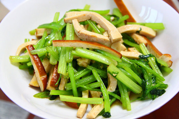 豆腐幹炒芹菜