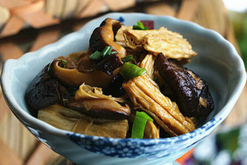 減肥食譜之腐竹香菇 素食中的佳品