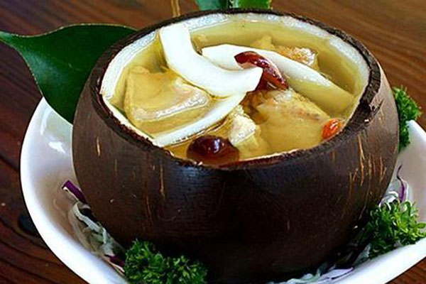 椰子煲雞湯做法大全