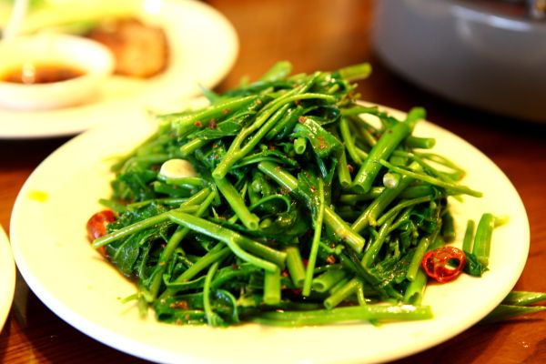 蝦醬空心菜