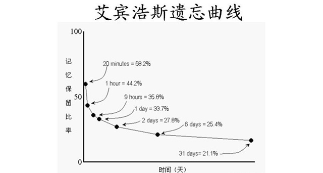 記憶力曲線是什麼 艾賓浩斯記憶法介紹