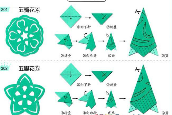 簡單窗花剪紙教程 窗花剪紙步驟圖 