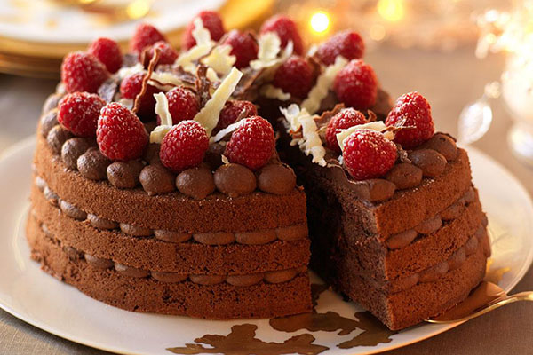聖誕巧克力蛋糕做法