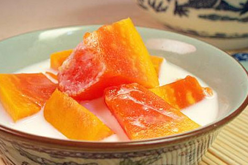 臉部消腫3大食譜 推薦木瓜牛奶
