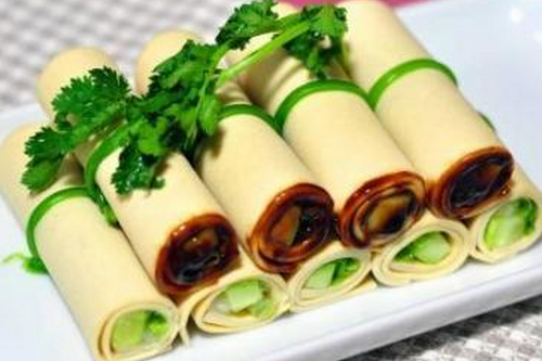 減肥飲食要選對 蔬菜腐皮卷