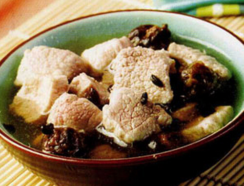 壯陽補腎食譜————女貞子黑芝麻瘦肉湯