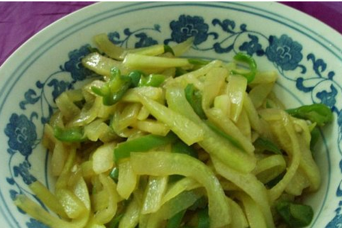 3款西瓜減肥食譜 西瓜皮炒青椒