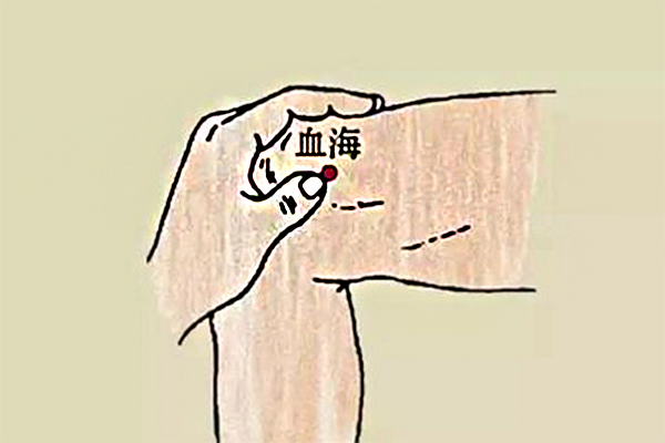 血海穴位位置圖_人體穴位高清圖_特效穴位使用手冊