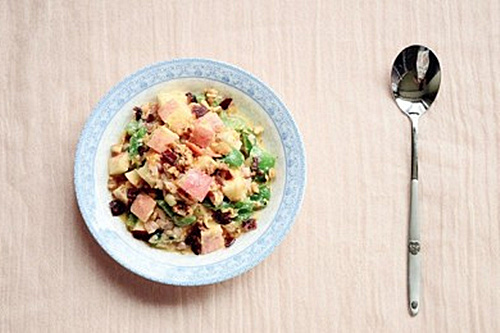 金槍魚玉米蔬菜粥