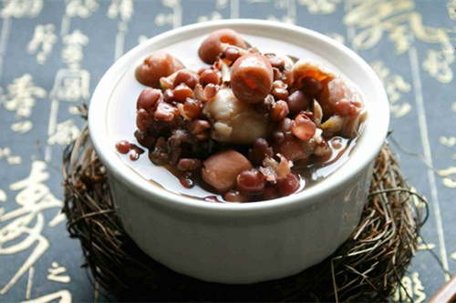 蓮子百合紅豆粥