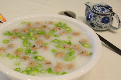 菇香肉丸粥 香飄萬裡
