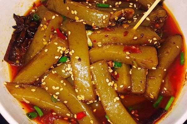 麻辣魔芋豆腐