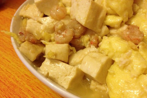 蝦仁雞蛋豆腐