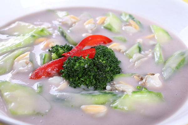 絲瓜蜆肉香芋煲