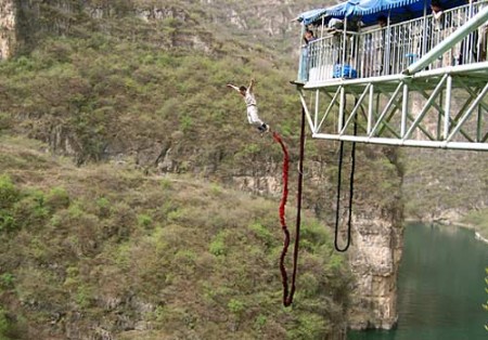 蹦極的感覺 讓你感受生死輪回