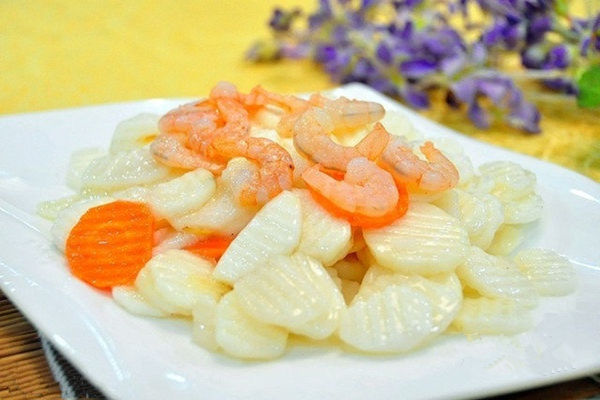 健脾養胃來吃山藥炒蝦球