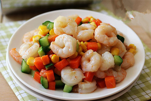 三色炒蝦仁的烹飪方法_營養價值_蝦仁的功效 三色炒蝦仁