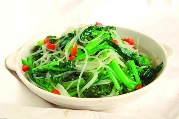 菠菜拌粉絲