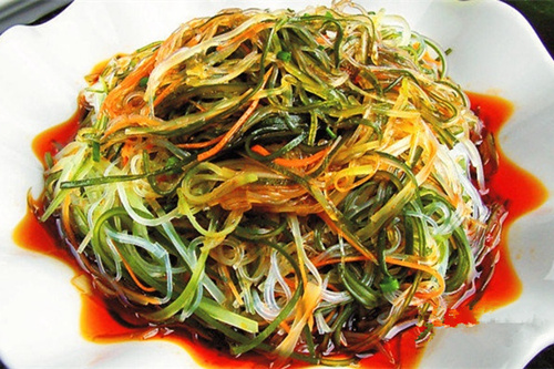 涼拌三絲的做法_營養價值_傢常做法 涼拌三絲