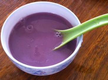 紫薯豆漿粥 營養又美味
