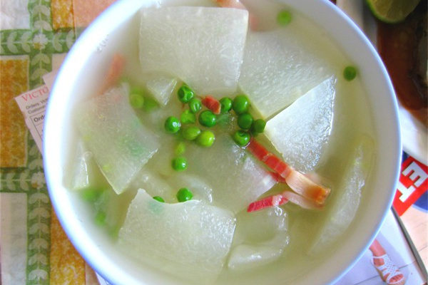 吃什麼對肺好_吃什麼清肺_清肺的食物 火腿冬瓜湯