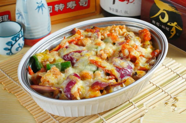 芝士海鮮焗飯