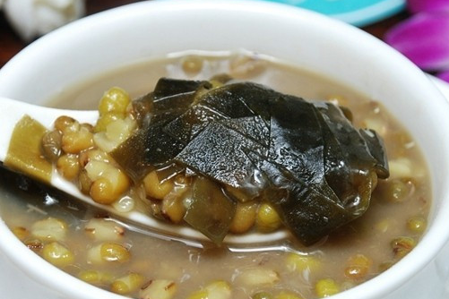 海帶綠豆粥 春季防病膳食