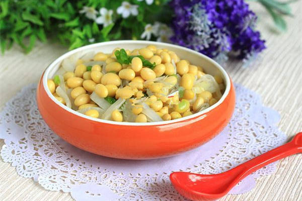 白蘿卜絲炒黃豆