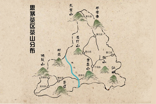 雲南思茅茶區的分佈概況