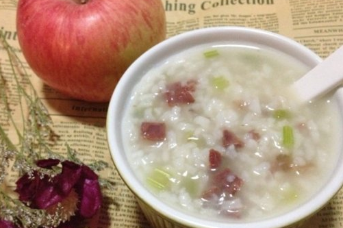 蝦米菇芹菜粥 山野美味爽翻天
