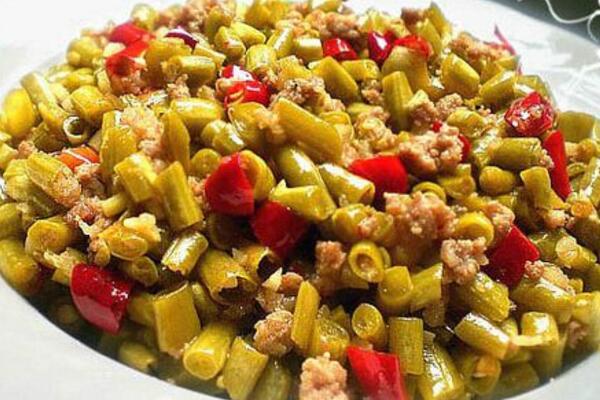 酸豆角炒肉末_肉末酸豇豆的做法_酸豆角炒肉末的營養價值 酸豆角炒肉末,肉末酸豇豆的做法,豆角,肉末