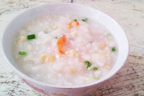 蝦米青菜粥 “時差癥‘的最強克星