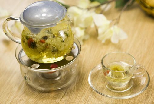 夏季養生喝菊花茶