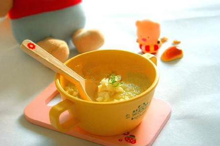 寶寶的輔食 龍利魚奶白菜小米粥