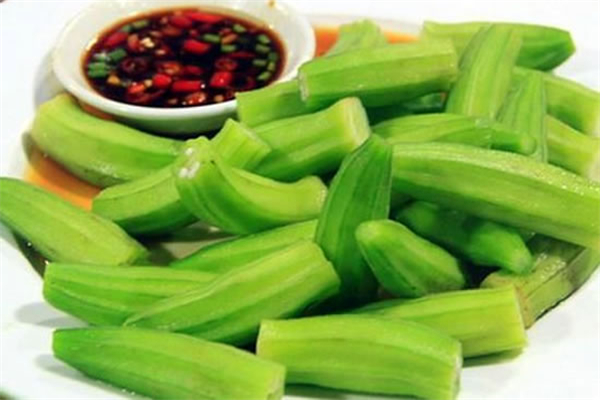 白煮秋葵的做法介紹