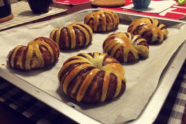 補血的豆沙面包圈 自己就能做出來