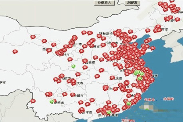 中國水污染地圖 嚴重水污染事件令人堪憂