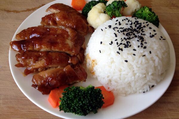 照燒雞腿飯_照燒雞腿_照燒雞腿飯的做法 照燒雞腿飯的做法